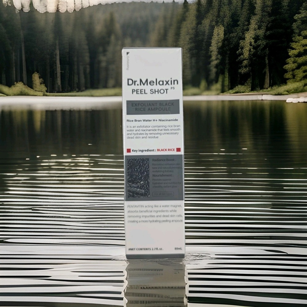 [US Seller] Dr. Melaxin Peel Shot Exfoliant Black Rice Ampoule 2.7 fl oz (80 ml)
